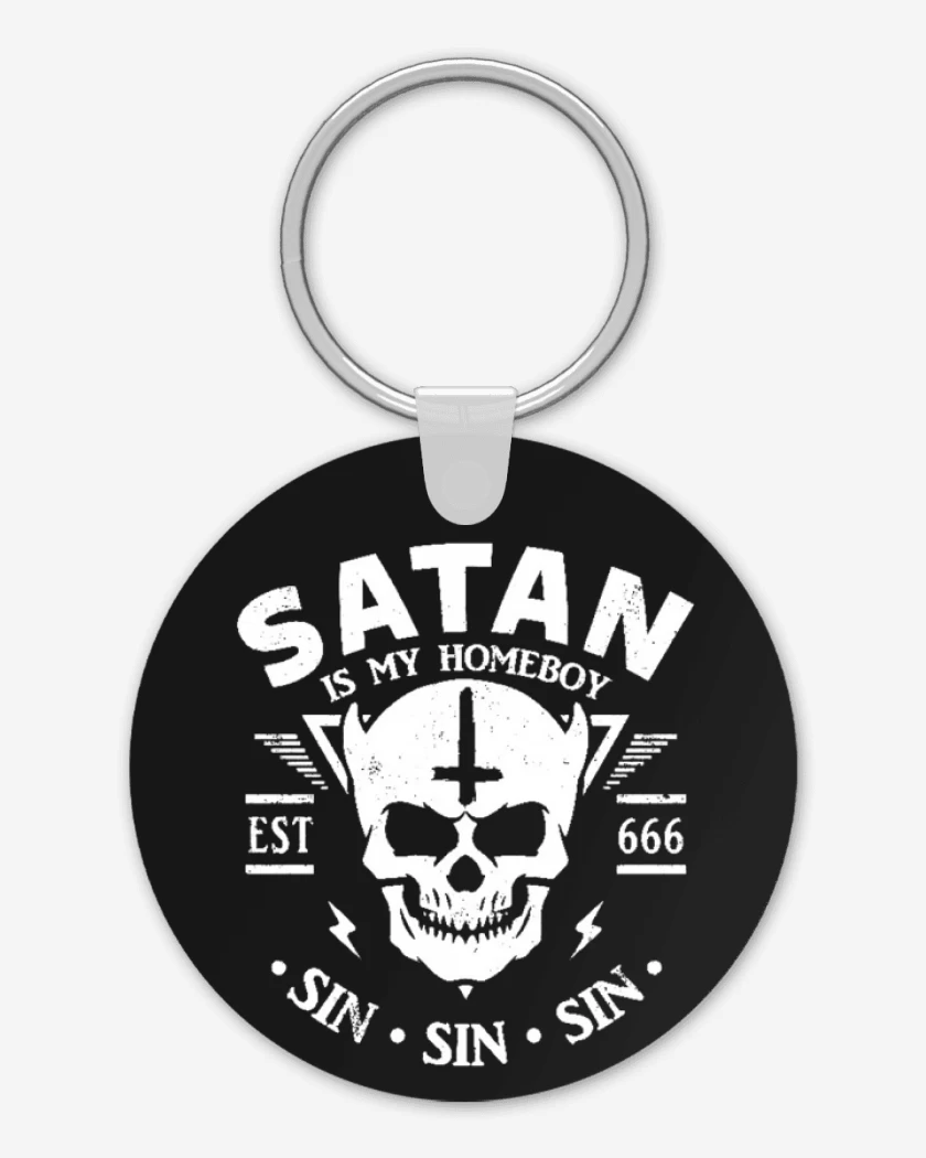Llavero Satan es mi copiloto