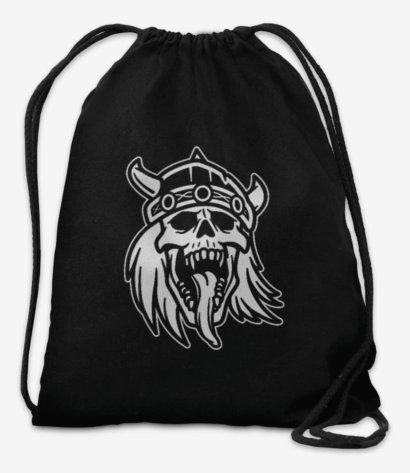Mochila Negro de Vikingo de la muerte