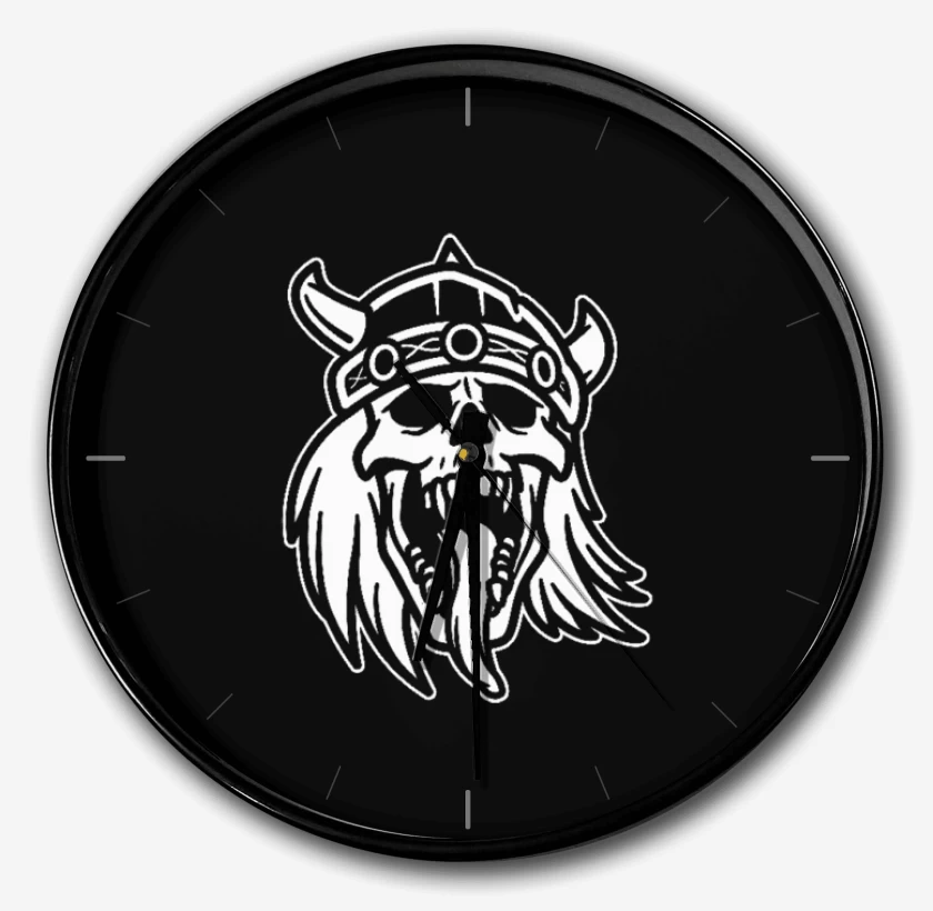Reloj Negro de Vikingo de la muerte
