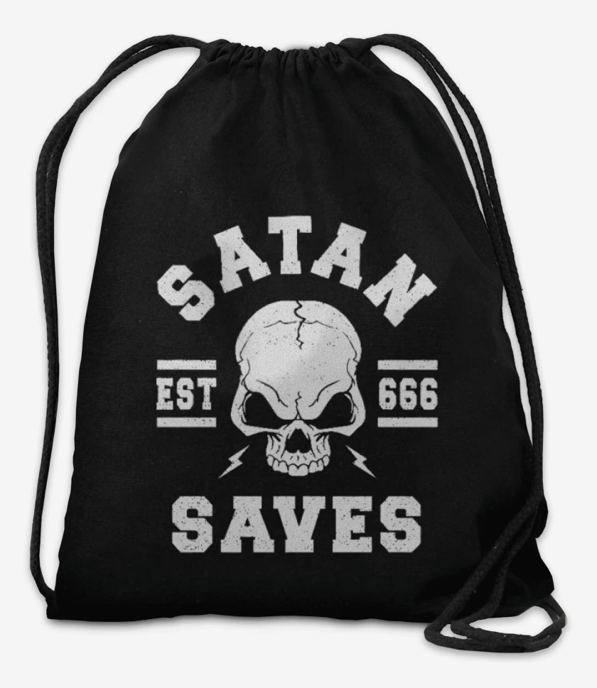 Mochila Negro de Satan Salva