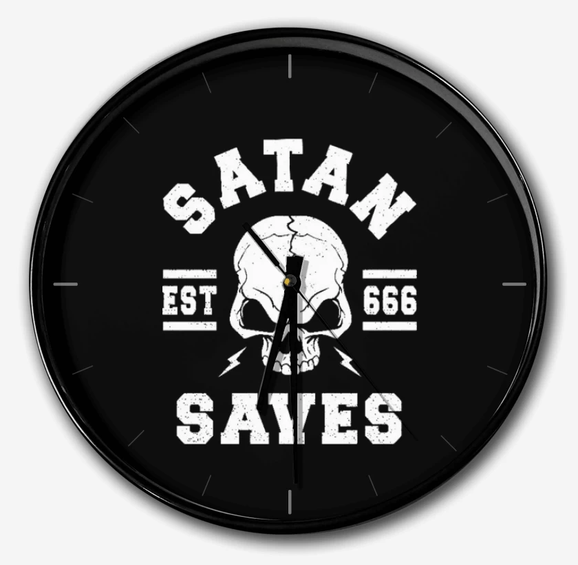 Reloj Negro de Satan Salva