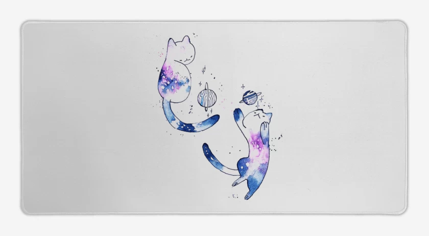 Mouse pad Gamer Gatitos Jugando