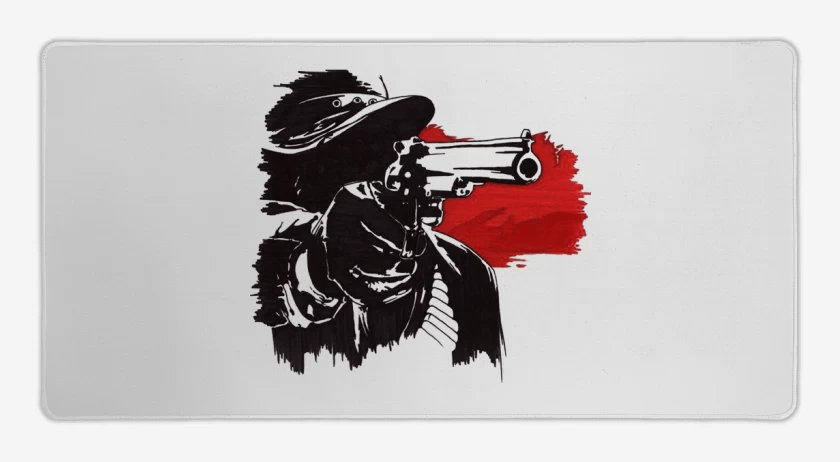 Mouse pad Gamer Blanco de John Marston