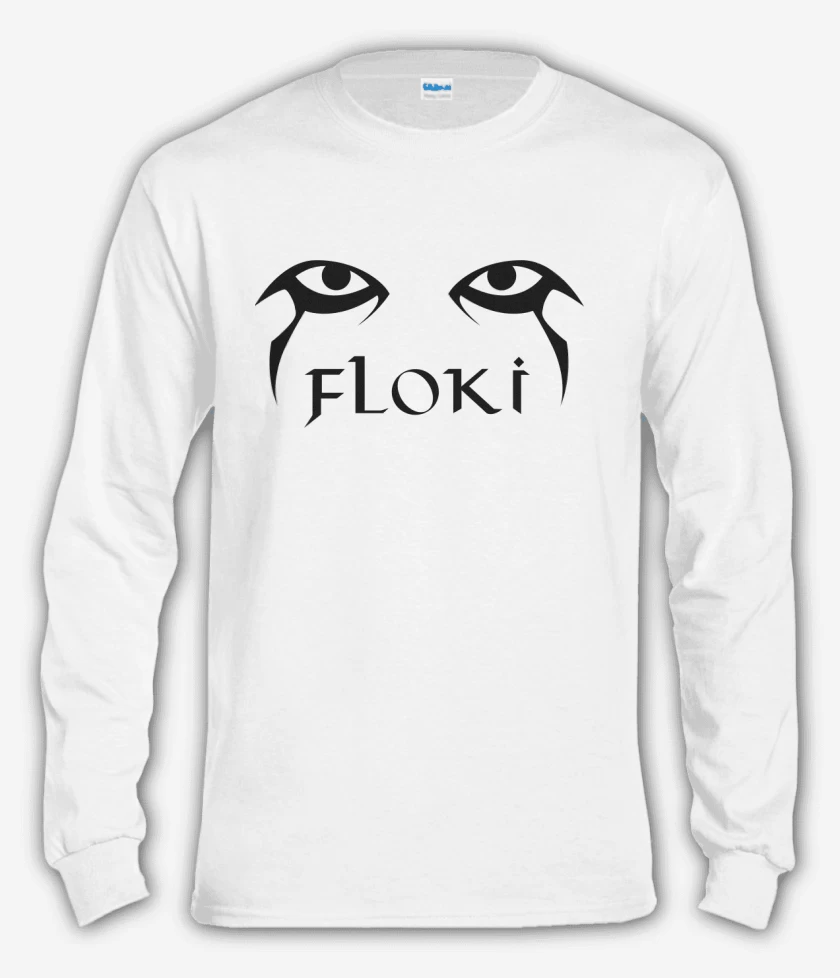 Polera manga larga Blanco de Floki