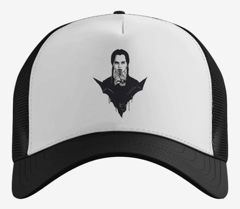 Gorro Blanco de Merlina