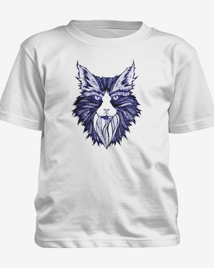 Polera de niño Blanco de Felino
