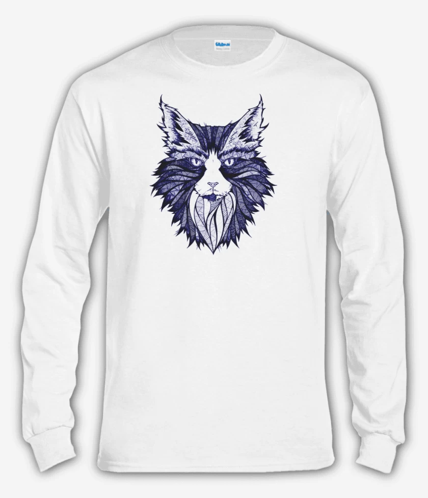 Polera manga larga Blanco de Felino