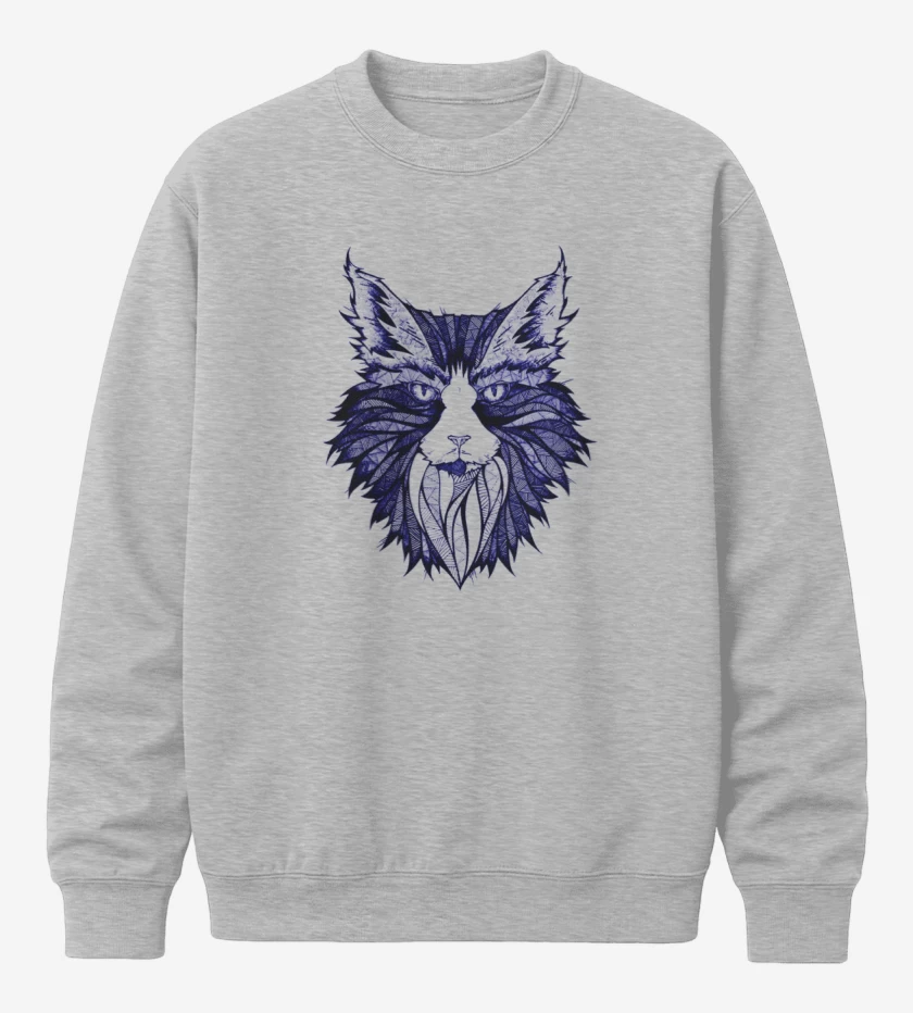 Poleron polo Gris Melange de Felino
