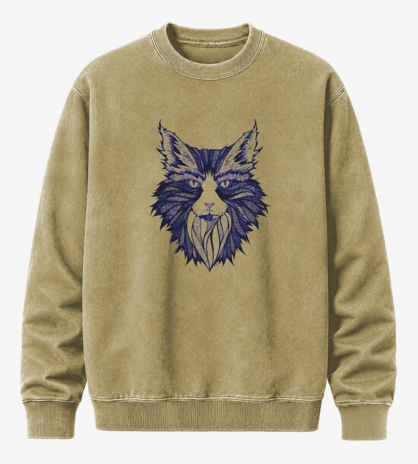 Poleron Polo Acid Wash Beige de Felino