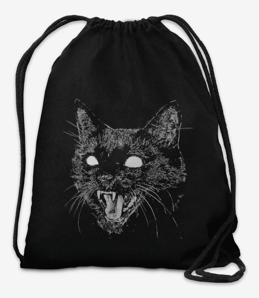 Mochila Negro de Gato negro