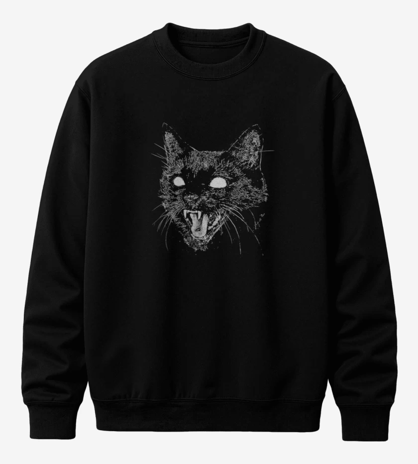 Poleron polo Gato negro