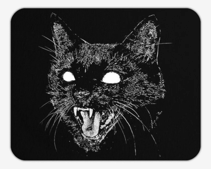 Mousepad Gato negro