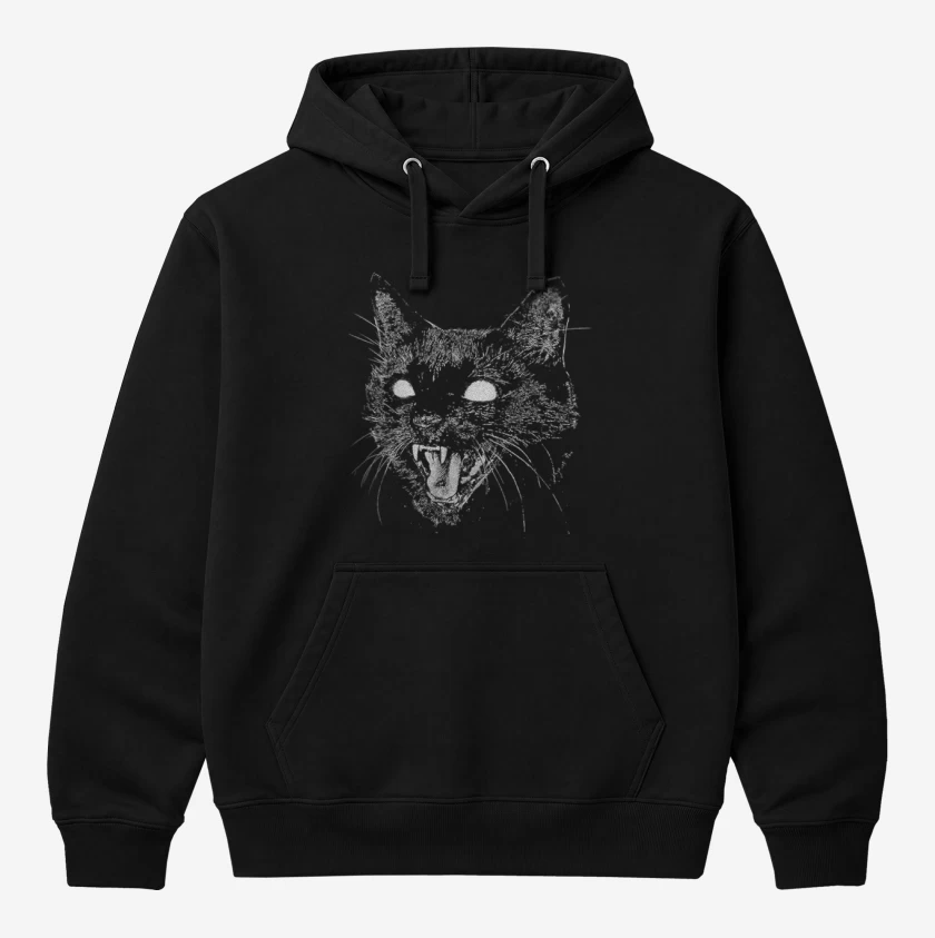 Polerón Canguro Gato negro