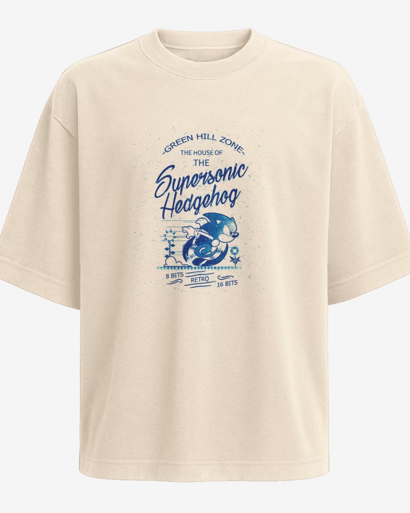 Polera Oversize Supersonic Hedgehog