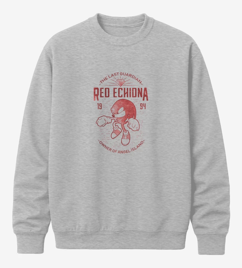 Poleron polo Gris Melange de Knucklesssss