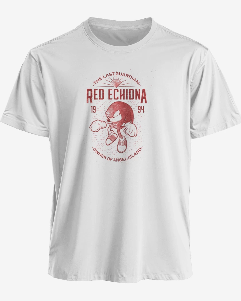 Polera premium Blanco de Knucklesssss