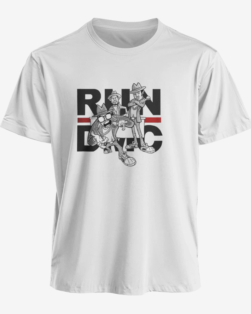 Polera Blanco de RUN DMC