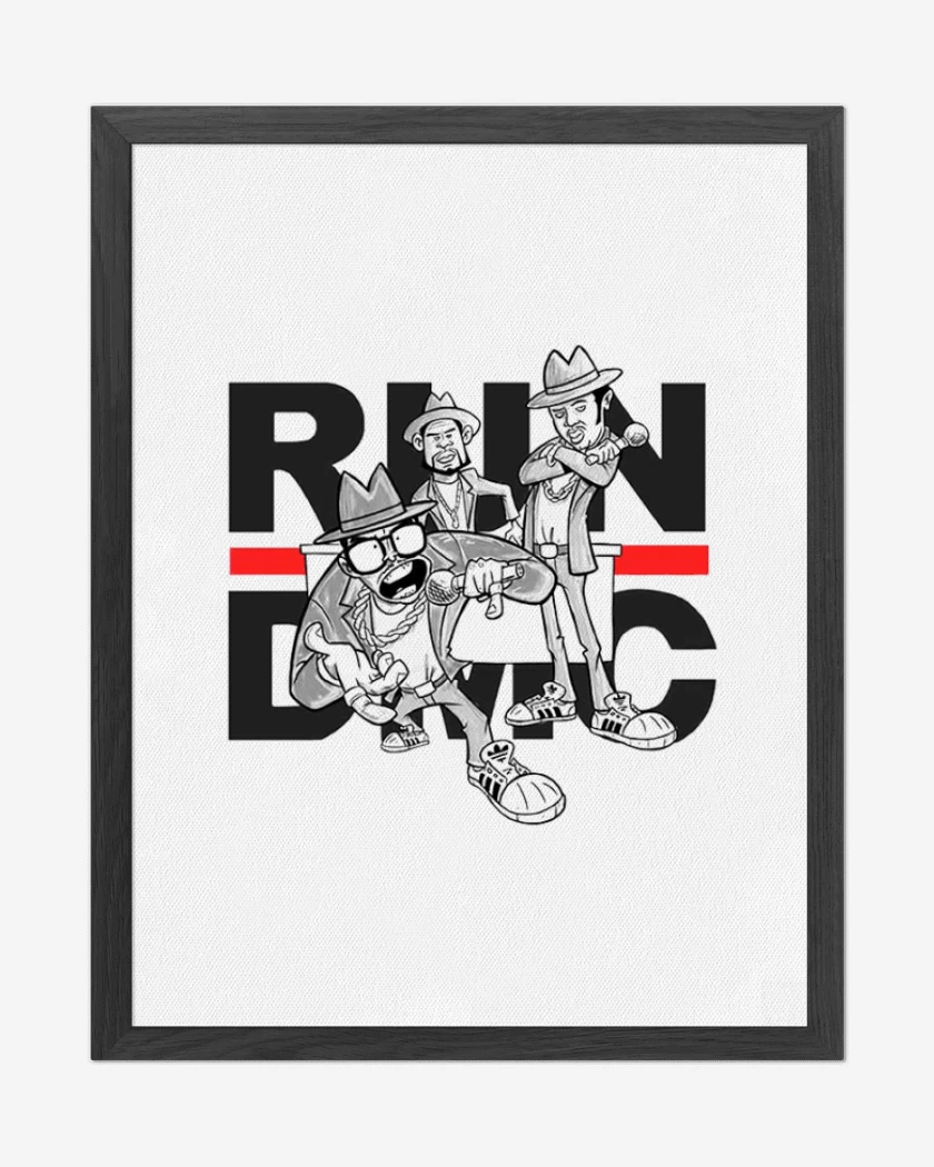 Cuadro decorativo Blanco de RUN DMC