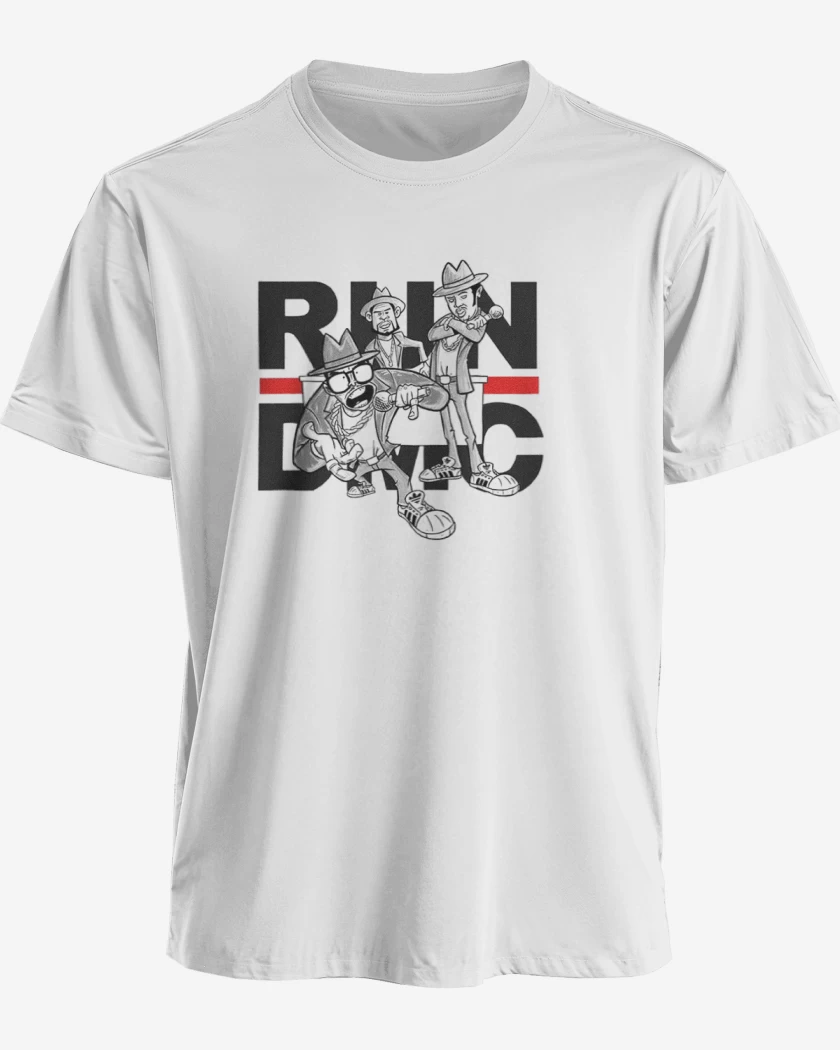 Polera premium Blanco de RUN DMC