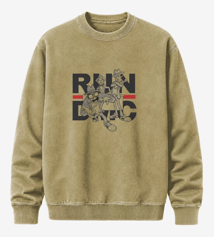 Poleron Polo Acid Wash Beige de RUN DMC