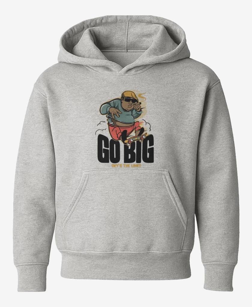 Poleron de niño Gris Melange de Go BIG