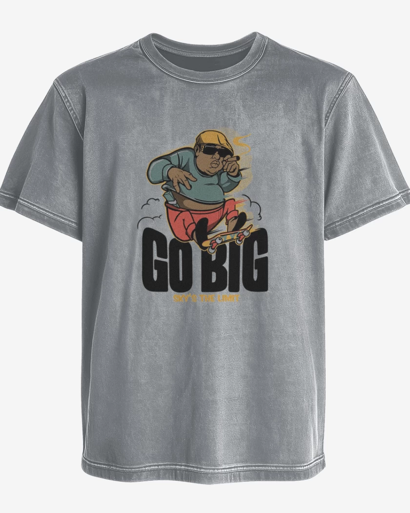 Polera desgastada Go BIG