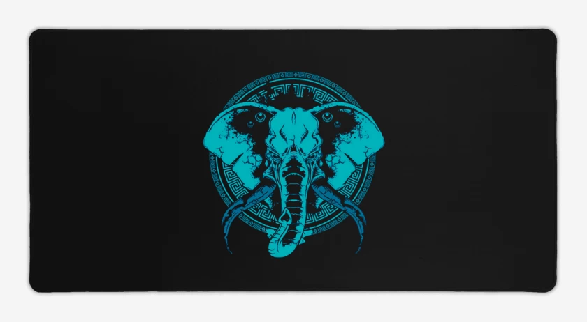 Mouse pad Gamer Negro de Elephant