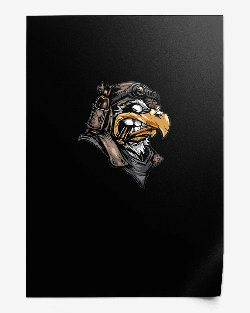 Print Negro de Sharp Eagle