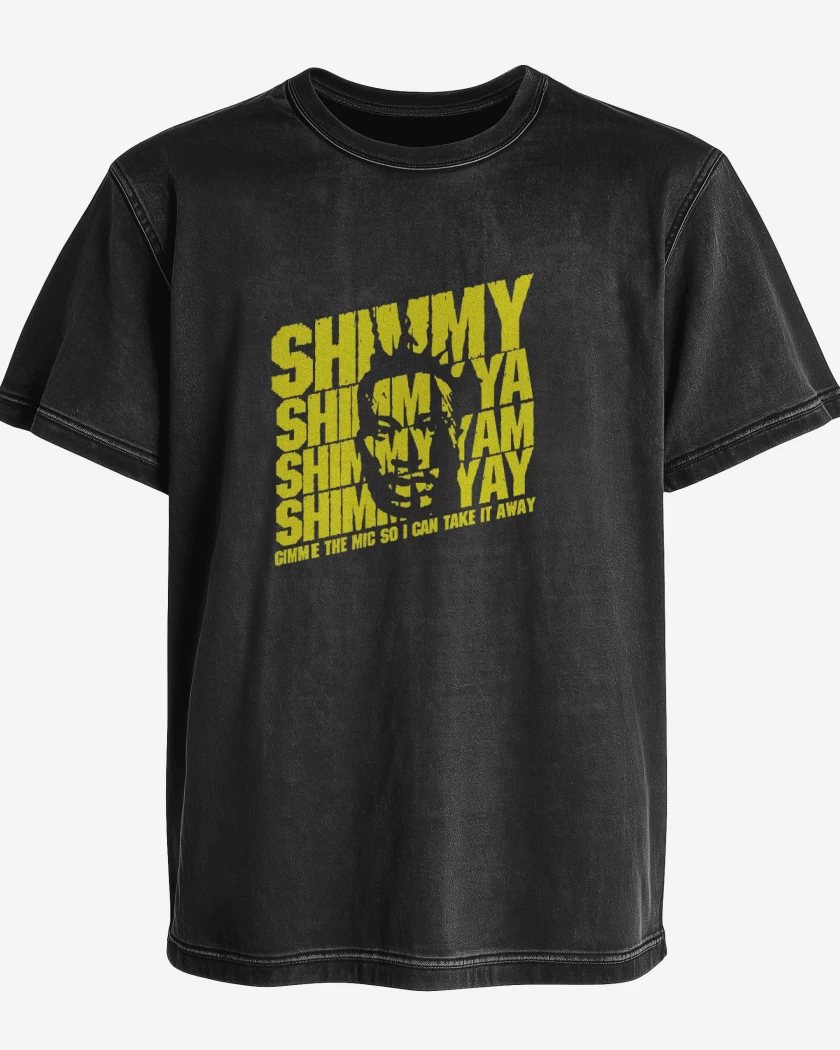 Polera desgastada Negro de OLD DIRTY 