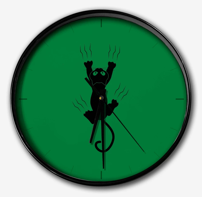 Reloj Verde jade de Gatito uñas 