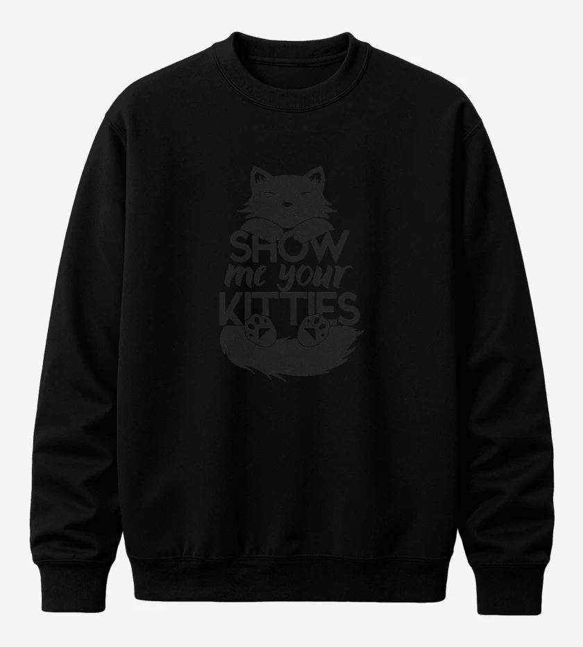 Poleron polo Negro de Show me your kitties 