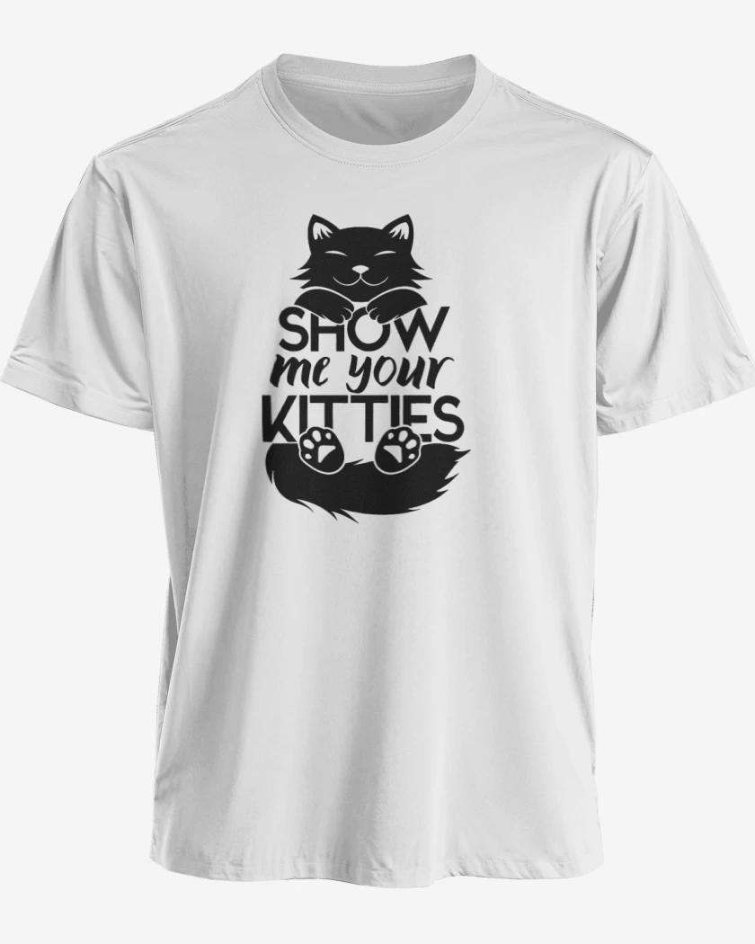 Polera premium Blanco de Show me your kitties 