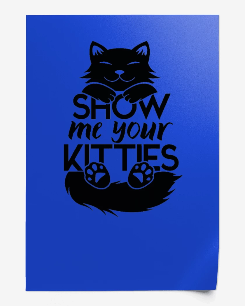 Print Azul Rey de Show me your kitties 