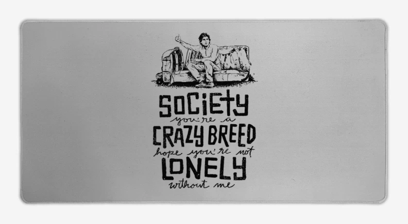 Mouse pad Gamer Into the wild society