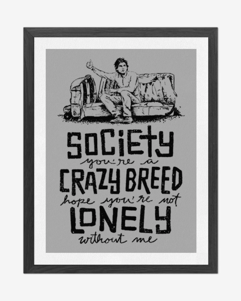 Cuadro decorativo Gris Melange de Into the wild society