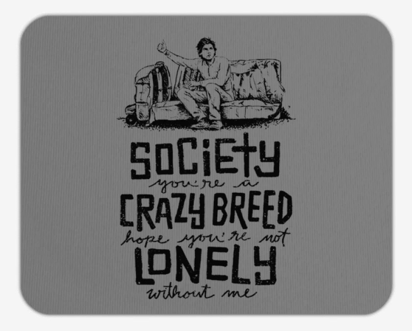 Mousepad Into the wild society