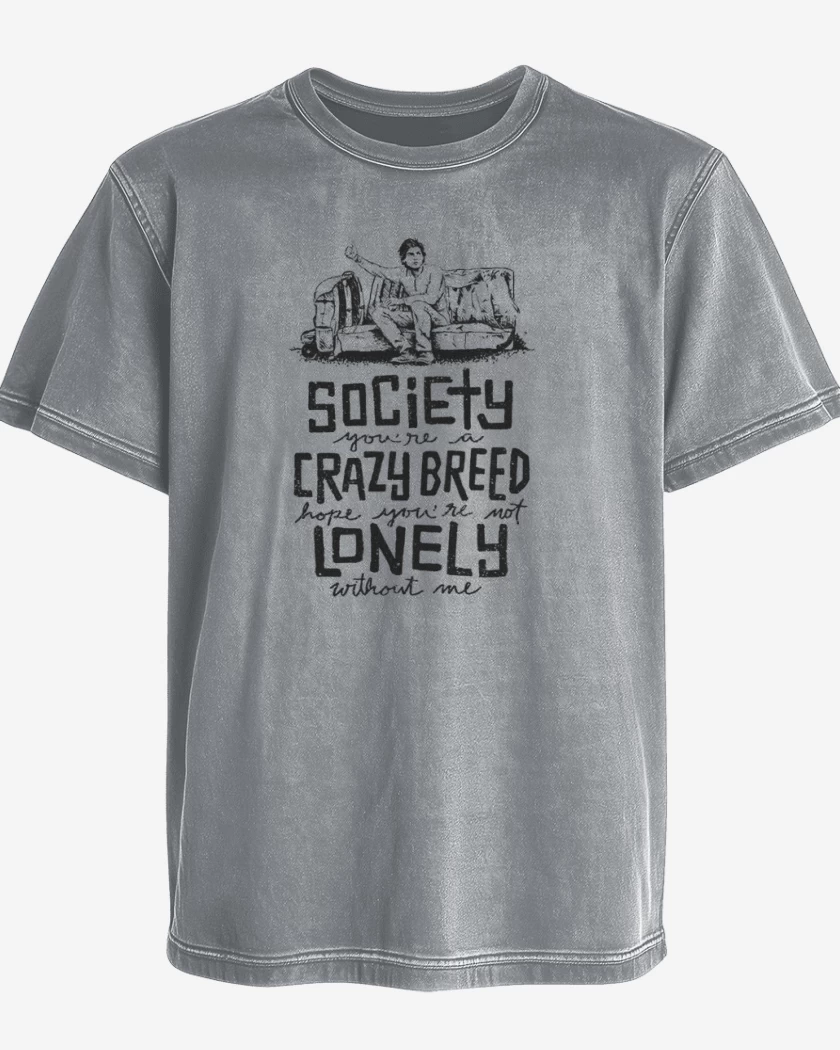 Polera desgastada Into the wild society