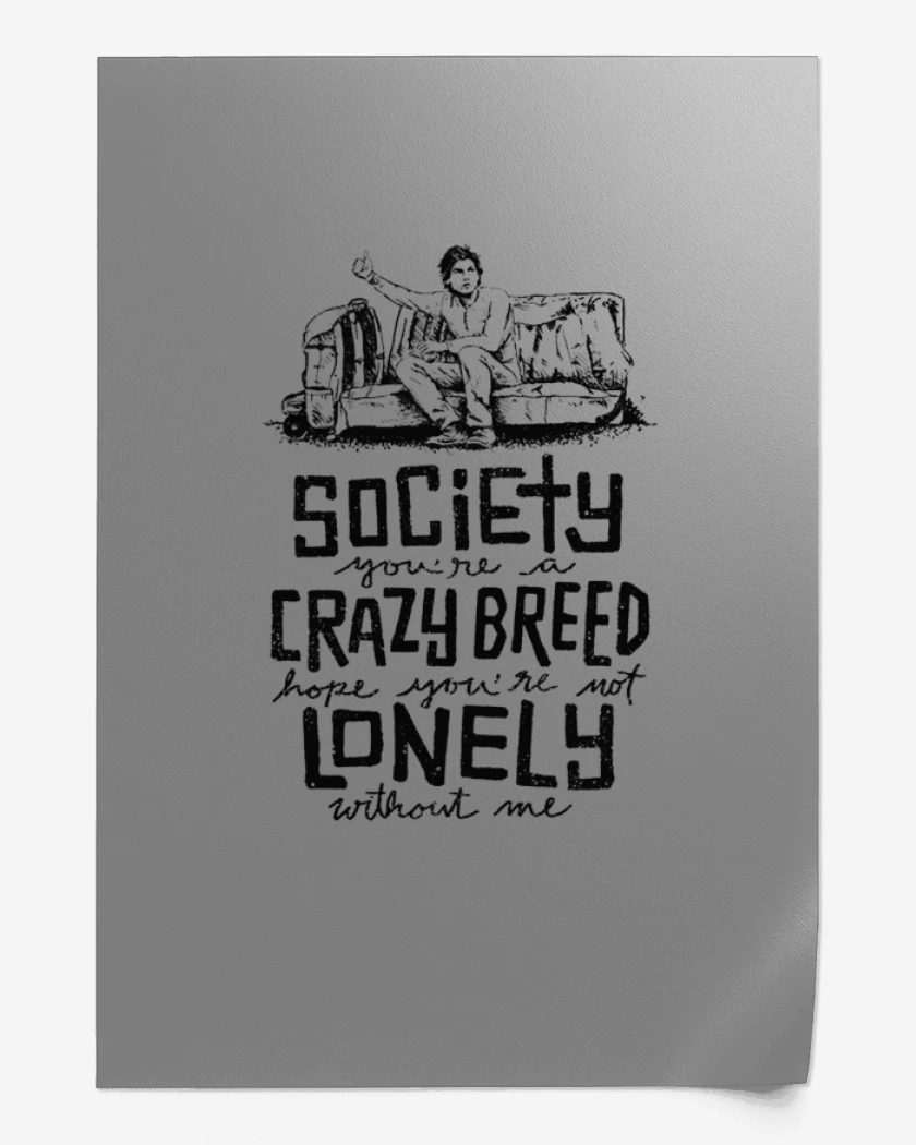 Print Into the wild society