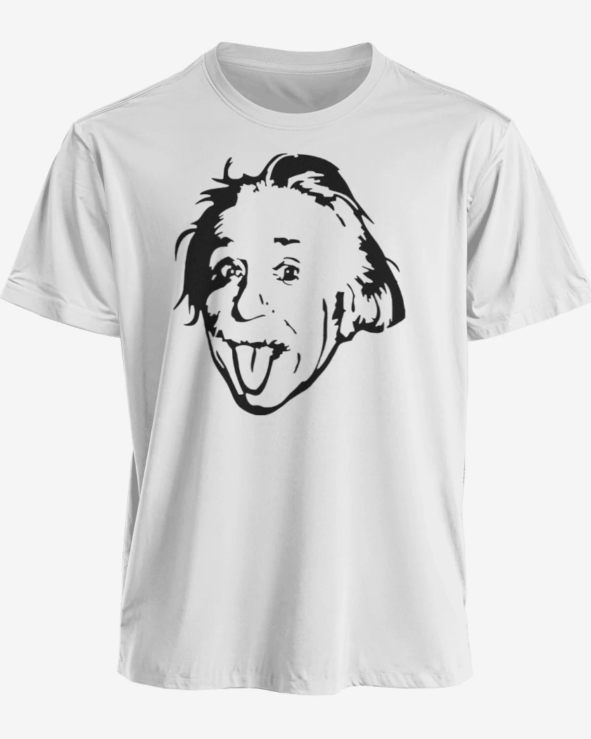 Polera Blanco de Albert Einstein
