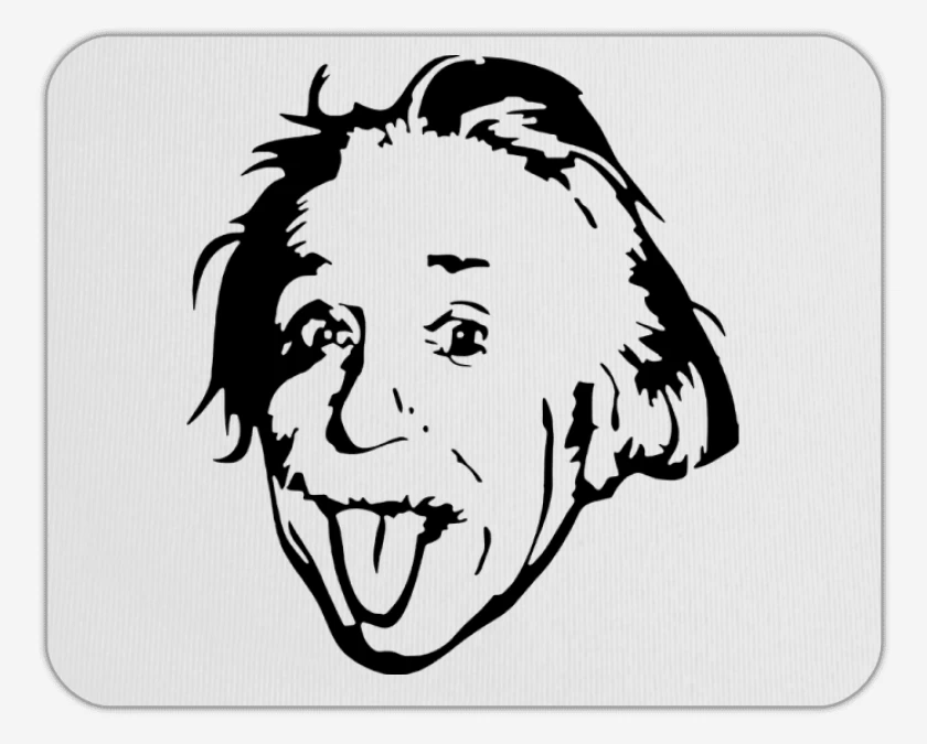 Mousepad Albert Einstein
