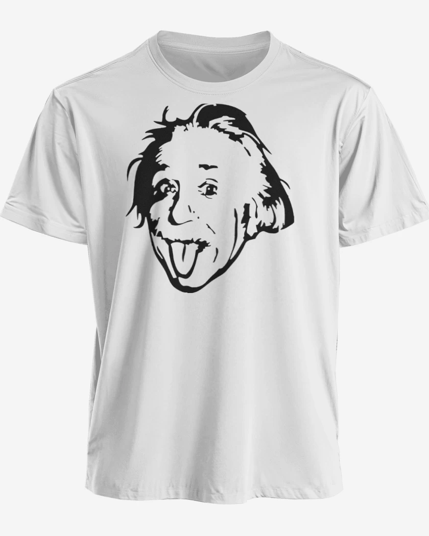 Polera premium Blanco de Albert Einstein
