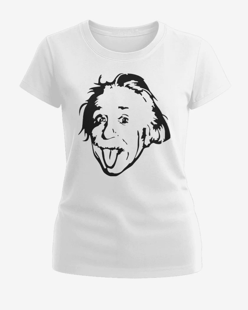 Polera de Mujer Blanco de Albert Einstein