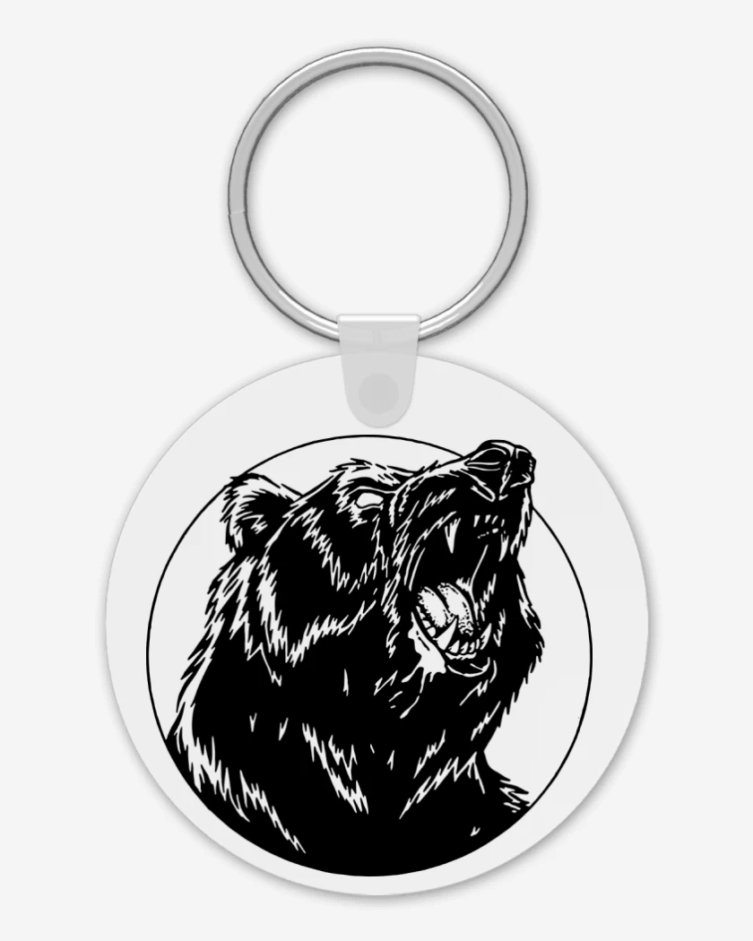 Llavero Blanco de Oso