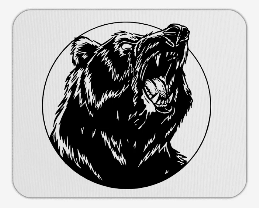 Mousepad Blanco de Oso