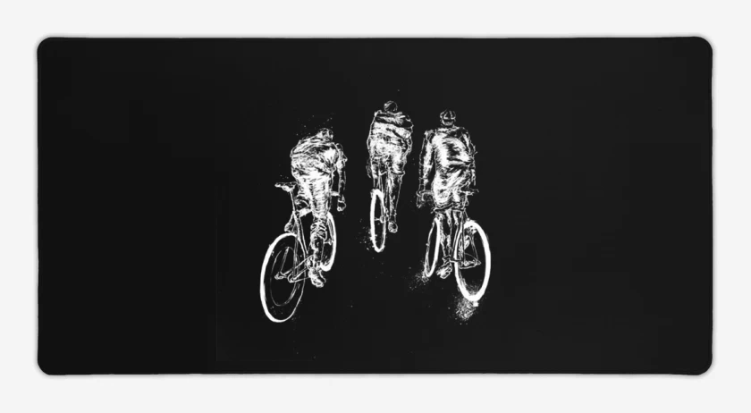 Mouse pad Gamer Negro de Bici