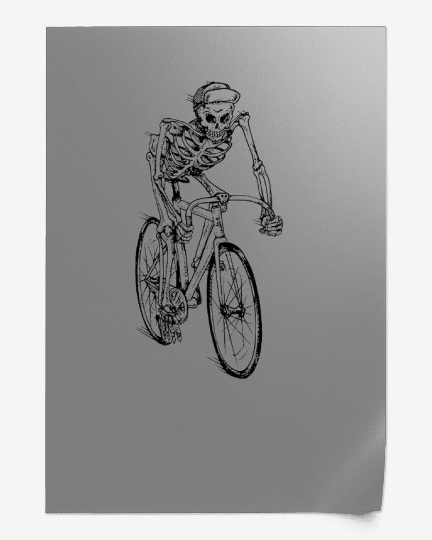 Print Skull cleta