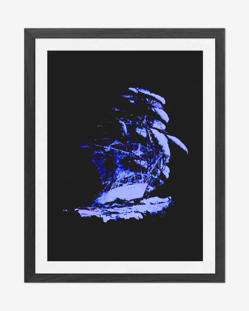 Cuadro decorativo Negro de Barco