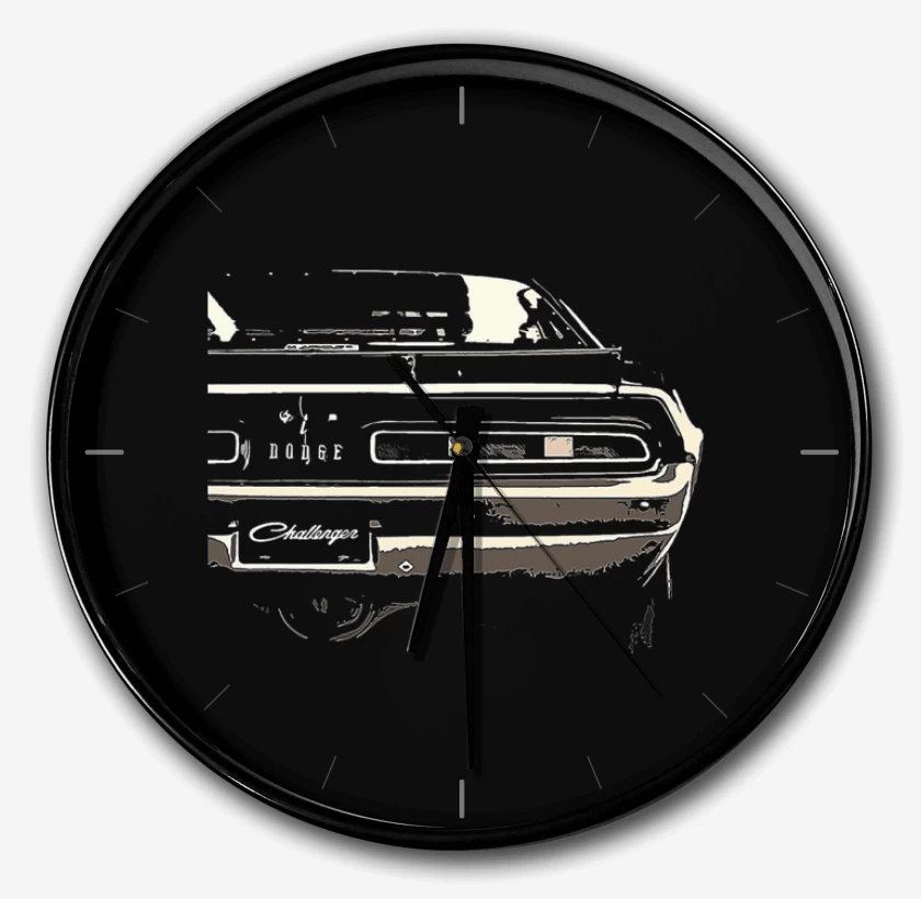 Reloj Negro de Dodge Challenger