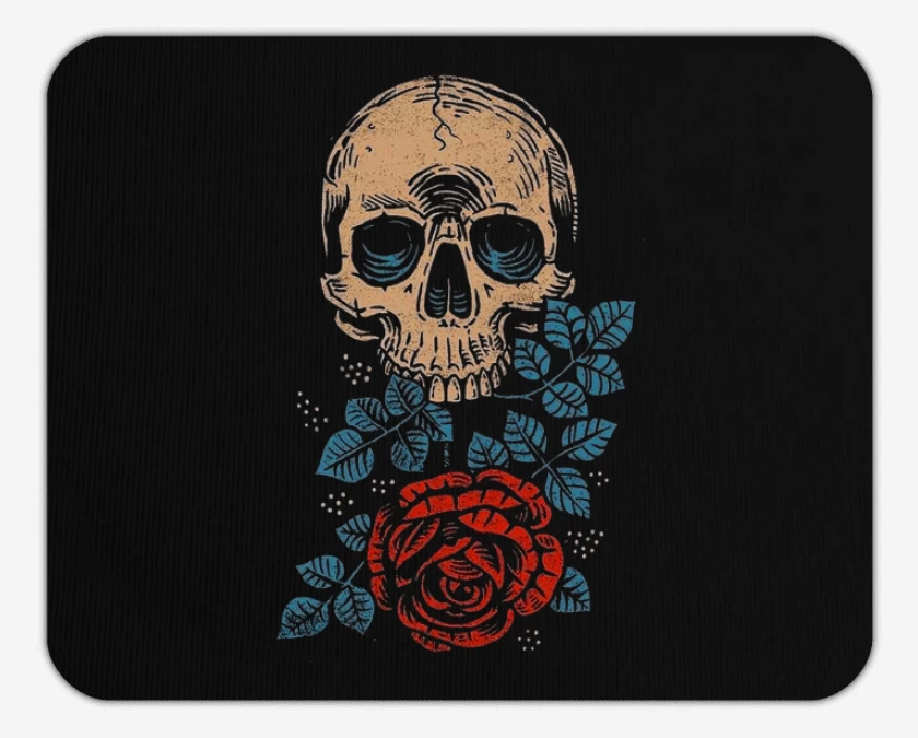 Mousepad Skull and roses