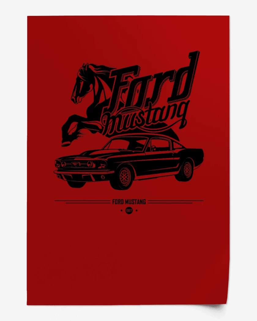 Print Ford Mustang